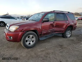 2006 Toyota 4Runner SR5 with VIN JTEZU14R568064311, listed as a Copart auction lot 45961425 with 0 mi miles and Salvage Title. Bid and sale history available at carsss.com. Image 1.