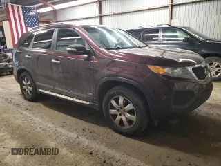 2012 Kia Sorento LX with VIN 5XYKTDA20CG297079, listed as a Copart auction lot 46606615 with 222,377 mi miles and Salvage Title. Bid and sale history available at carsss.com. Image 4.