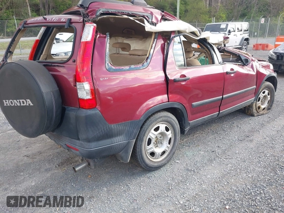 2006 Honda CR-V LX with VIN SHSRD68596U401323, listed as a IAAI auction lot 42011015 with Not Provided miles and . Bid and sale history available at DreamBid. Image 4.