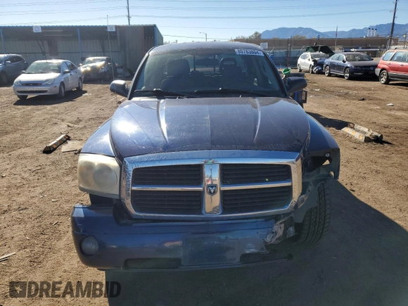 2007 Dodge Dakota SLT with VIN 1D7HW48P57S199996, listed as a Copart auction lot 80783804 with 180,220 mi miles and Salvage Title. Bid and sale history available at carsss.com. Image 5.