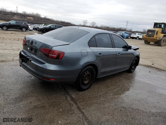 2017 Volkswagen Jetta 1.4T S with VIN 3VW2B7AJ0HM316393, listed as a Copart auction lot 43849875 with 117,707 mi miles and Salvage Title. Bid and sale history available at carsss.com. Image 3.
