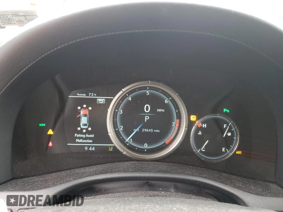 2018 Lexus GS 350 with VIN JTHCZ1BL2JA009907, listed as a Copart auction lot 63621575 with 29,645 mi miles and Salvage title. Bid and sale history available at DreamBid. Image 9.