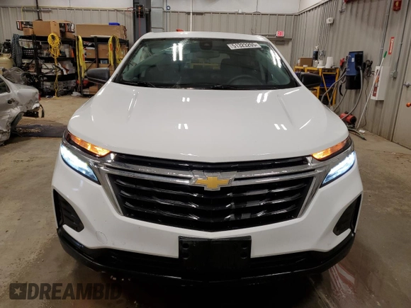 2022 Chevrolet Equinox LS z VIN 3GNAXSEV3NS116543, wystawiony jako Copart lot #51323205 z przebiegiem 59 389 mil mil oraz Szkoda całkowita • Salvage title. Historia ofert i sprzedaży dostępna na DreamBid. Obrazek 5.