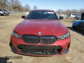 2025 BMW 3 Series M340i xDrive with VIN 3MW69FT06S8F12088, listed as a Copart auction lot 44757725 with 1,290 mi miles and Salvage Title. Bid and sale history available at carsss.com. Image 5.