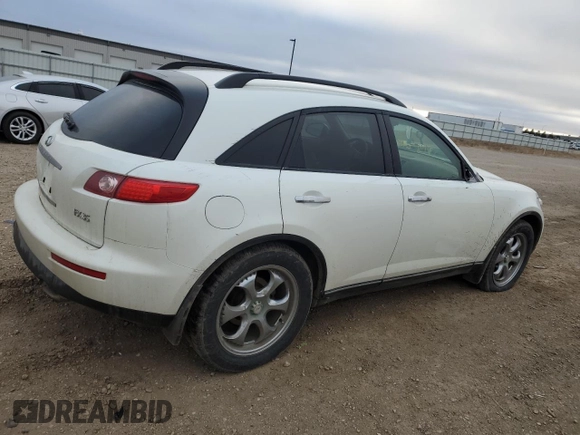 2003 Infiniti FX Options with VIN JNRAS08W13X200291, listed as a Copart auction lot 48316235 with 121,134 mi miles and Non Repairable. Bid and sale history available at DreamBid. Image 3.