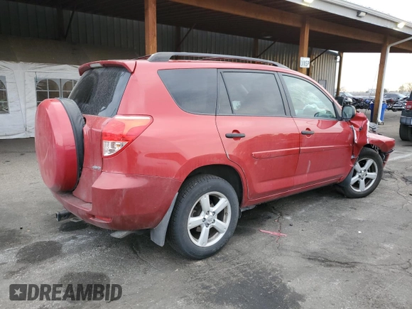 2008 Toyota RAV4 with VIN JTMBK33V985067075, listed as a Copart auction lot 50646745 with 181,836 mi miles and Salvage Title. Bid and sale history available at carsss.com. Image 3.