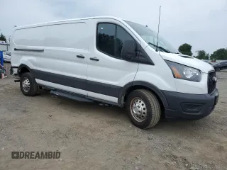 2023 Ford Transit with VIN 1FTBF2YG9PKA02445, listed as a Copart auction lot 64476254 with 24,922 mi miles and Salvage Title. Bid and sale history available at DreamBid. Image 4.