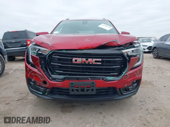 2022 GMC Terrain SLT with VIN 3GKALPEV7NL207444, listed as a IAAI auction lot 41382279 with 7,468 mi miles. Bid and sale history available at carsss.com. Image 6.