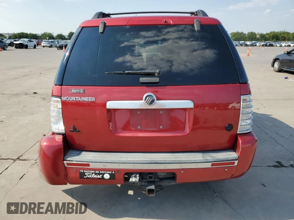 2006 Mercury Mountaineer with VIN 4M2EU37E96UJ24762, listed as a Copart auction lot 65940824 with 107,872 mi miles and Salvage Title. Bid and sale history available at carsss.com. Image 6.