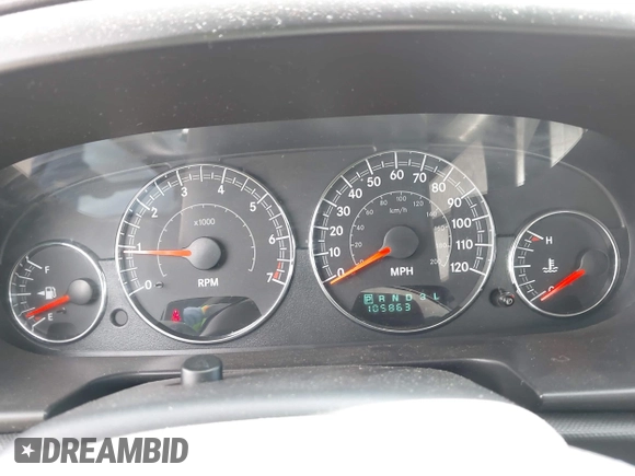 2004 Chrysler Sebring LX with VIN 1C3EL46X44N303515, listed as a IAAI auction lot 42012743 with 105,863 mi miles and . Bid and sale history available at DreamBid. Image 7.