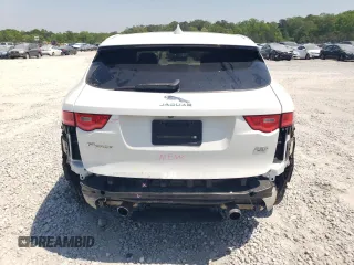 2017 Jaguar F-Pace 35t Premium with VIN SADCJ2BV0HA899581, listed as a Copart auction lot 53705865 with 91,924 mi miles and Salvage title. Bid and sale history available at DreamBid. Image 6.