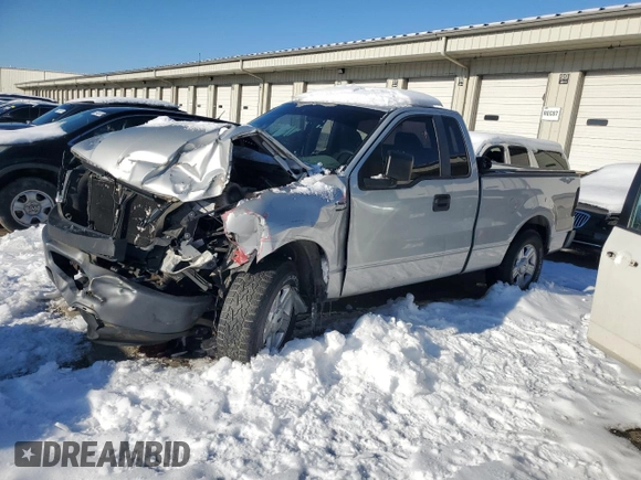 2007 Ford F-150 XL with VIN 1FTRF12247KD34976, listed as a Copart auction lot 41481905 with 115,139 mi miles and Salvage Title. Bid and sale history available at carsss.com. Image 1.