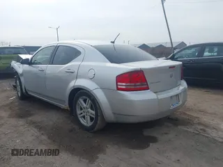 2008 Dodge Avenger SXT with VIN 1B3LC56K48N139977, listed as a IAAI auction lot 42017035 with Not Provided miles. Bid and sale history available at carsss.com. Image 3.