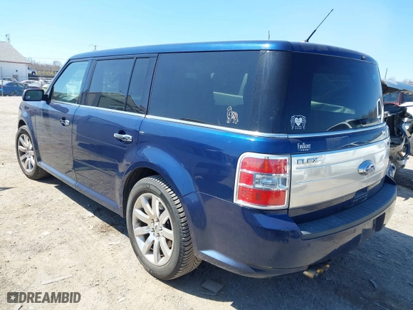 2012 Ford Flex Limited with VIN 2FMGK5DC8CBD07781, listed as a IAAI auction lot 41907723 with 182,124 mi miles. Bid and sale history available at carsss.com. Image 3.