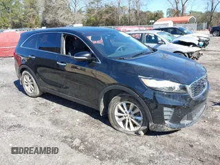 2019 Kia Sorento LX z VIN 5XYPG4A38KG595526, wystawiony jako IAAI lot #41585825 z przebiegiem Nie podano mil oraz . Historia ofert i sprzedaży dostępna na DreamBid. Obrazek 1.