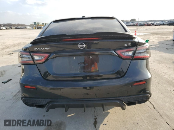 2020 Nissan Maxima SR with VIN 1N4AA6EVXLC366646, listed as a Copart auction lot 44740745 with 104,100 mi miles and Salvage Title. Bid and sale history available at DreamBid. Image 6.