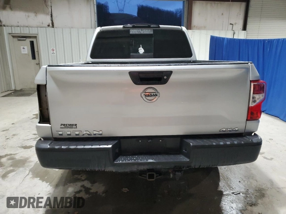 2017 Nissan Titan S with VIN 1N6AA1EJ5HN569446, listed as a Copart auction lot 85218284 with 84,771 mi miles and Salvage Title. Bid and sale history available at carsss.com. Image 6.