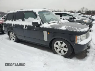 2005 Land Rover Range Rover HSE with VIN SALME11435A187612, listed as a Copart auction lot 83746314 with Not provided miles and Clean title. Bid and sale history available at DreamBid. Image 4.