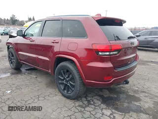 2018 Jeep Grand Cherokee Laredo E with VIN 1C4RJFAG6JC256341, listed as a IAAI auction lot 41635752 with 52,184 mi miles and . Bid and sale history available at DreamBid. Image 3.