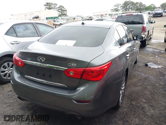 2017 Infiniti Q50 Premium with VIN JN1EV7AP0HM735371, listed as a IAAI auction lot 42101630 with 165,334 mi miles and . Bid and sale history available at carsss.com. Image 4.