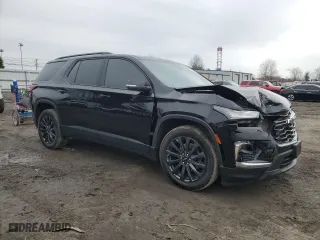 2023 Chevrolet Traverse RS with VIN 1GNEVJKW7PJ239944, listed as a Copart auction lot 43608455 with 26,806 mi miles and Salvage Title. Bid and sale history available at carsss.com. Image 4.