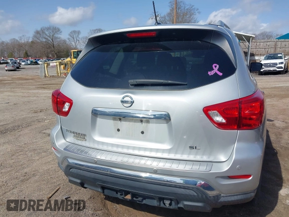 2017 Nissan Pathfinder SV with VIN 5N1DR2MNXHC603746, listed as a IAAI auction lot 41736575 with 174,439 mi miles and . Bid and sale history available at DreamBid. Image 17.