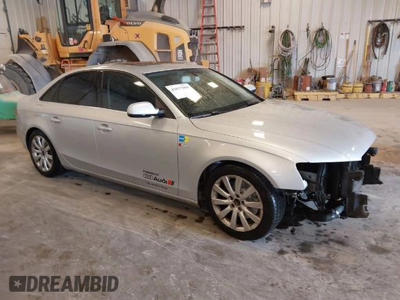 2010 Audi A4 2.0T Premium Plus with VIN WAUFFAFL0AN023280, listed as a IAAI auction lot 42037088 with 107,517 mi miles. Bid and sale history available at carsss.com. Image 1.