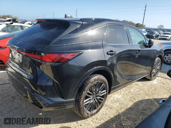 2023 Lexus RX 500h F Sport Performance with VIN 2T2BCMEA8PC001272, listed as a Copart auction lot 78312444 with 10,966 mi miles and Salvage title. Bid and sale history available at DreamBid. Image 3.