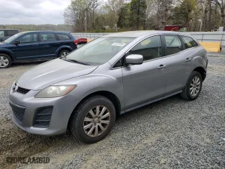 2010 Mazda CX-7 SV with VIN JM3ER2W50A0336914, listed as a Copart auction lot 51237285 with 121,684 mi miles and Salvage Title. Bid and sale history available at carsss.com. Image 1.