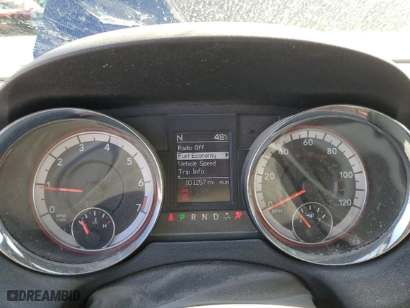 2018 Dodge Grand Caravan GT with VIN 2C4RDGEG5JR349897, listed as a Copart auction lot 49212745 with 101,257 mi miles and Salvage Title. Bid and sale history available at carsss.com. Image 9.