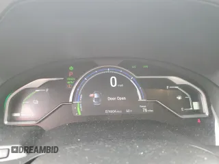 2018 Honda Clarity Plug-In Hybrid with VIN JHMZC5F1XJC019648, listed as a Copart auction lot 66773314 with 74,604 mi miles and Salvage Title. Bid and sale history available at carsss.com. Image 9.