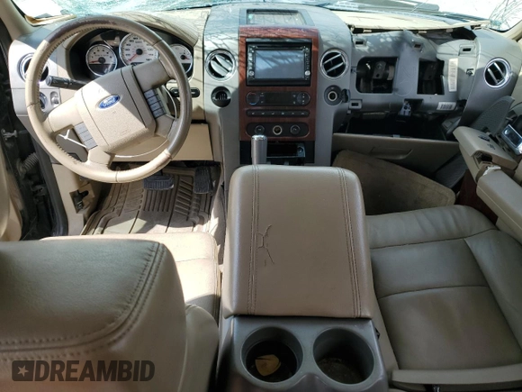 2007 Ford F-150 XLT with VIN 1FTPW12V67KB03370, listed as a Copart auction lot 54093395 with 194,945 mi miles and Salvage Title. Bid and sale history available at carsss.com. Image 8.