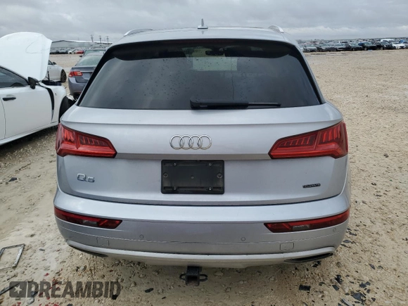 2019 Audi Q5 Prestige with VIN WA1CNAFY6K2097305, listed as a Copart auction lot 42100015 with 56,562 mi miles and Salvage Title. Bid and sale history available at carsss.com. Image 6.