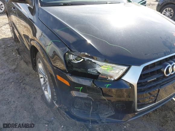 2016 Audi Q3 Premium Plus with VIN WA1EFCFS1GR011801, listed as a IAAI auction lot 41691273 with 126,554 mi miles. Bid and sale history available at carsss.com. Image 6.