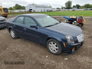 2007 Cadillac CTS with VIN 1G6DM57T470105320, listed as a Copart auction lot 73967314 with 73,551 mi miles and Salvage Title. Bid and sale history available at carsss.com. Image 4.