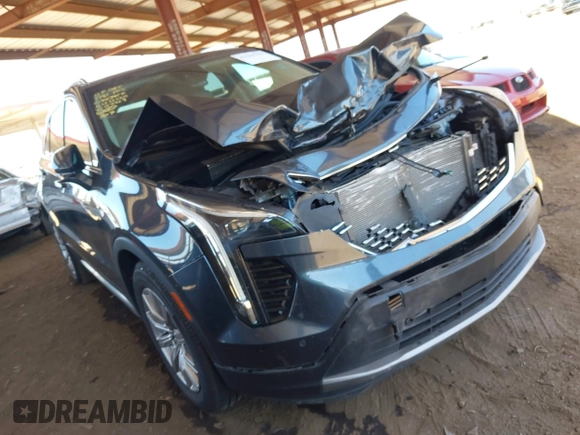 2020 Cadillac XT4 FWD Premium Luxury with VIN 1GYFZCR49LF153429, listed as a IAAI auction lot 42294239 with 45,450 mi miles and . Bid and sale history available at DreamBid. Image 1.