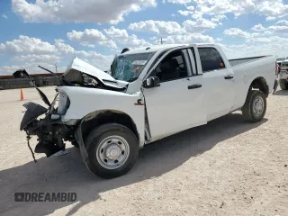 2024 Ram 2500 Tradesman with VIN 3C6UR5CL2RG277842, listed as a Copart auction lot 69220124 with 0 mi miles and Salvage Title. Bid and sale history available at carsss.com. Image 1.