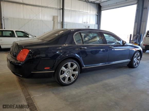 2006 Bentley Continental Flying Spur with VIN SCBBR53W06C037412, listed as a Copart auction lot 50492605 with 59,005 mi miles and Salvage Title. Bid and sale history available at carsss.com. Image 3.