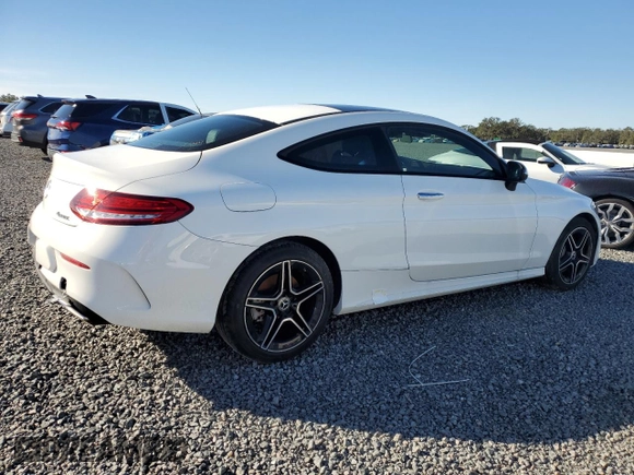 2023 Mercedes-Benz C 300 with VIN W1KWJ8EBXPG122548, listed as a Copart auction lot 80816274 with 10,142 mi miles and Salvage Title. Bid and sale history available at DreamBid. Image 3.