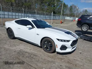 2024 Ford Mustang GT with VIN 1FA6P8CF4R5411654, listed as a IAAI auction lot 41838086 with 12,729 mi miles and . Bid and sale history available at DreamBid. Image 1.
