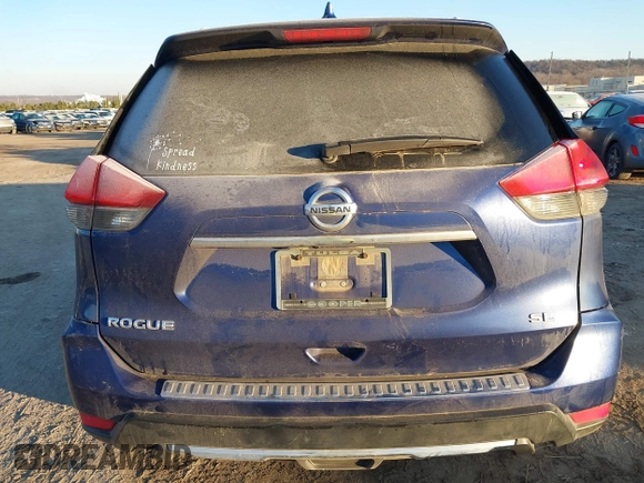2017 Nissan Rogue SV with VIN JN8AT2MTXHW130635, listed as a IAAI auction lot 41334028 with 159,199 mi miles and . Bid and sale history available at DreamBid. Image 17.