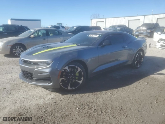 2021 Chevrolet Camaro 2SS with VIN 1G1FH1R7XM0123022, listed as a Copart auction lot 42847455 with 29,361 mi miles and Salvage Title. Bid and sale history available at carsss.com. Image 1.