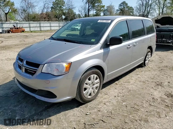 2018 Dodge Grand Caravan SE Plus with VIN 2C4RDGBG0JR136750, listed as a Copart auction lot 50957305 with 106,996 mi miles and Salvage Title. Bid and sale history available at DreamBid. Image 12.