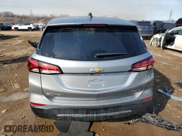 2024 Chevrolet Equinox LT with VIN 3GNAXUEG2RL247363, listed as a Copart auction lot 48898345 with 16,244 mi miles and Salvage Title. Bid and sale history available at DreamBid. Image 6.