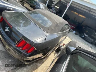 2017 Ford Mustang V6 with VIN 1FATP8EM9H5270027, listed as a Copart auction lot 54631965 with 55,166 mi miles and Salvage Title. Bid and sale history available at carsss.com. Image 4.