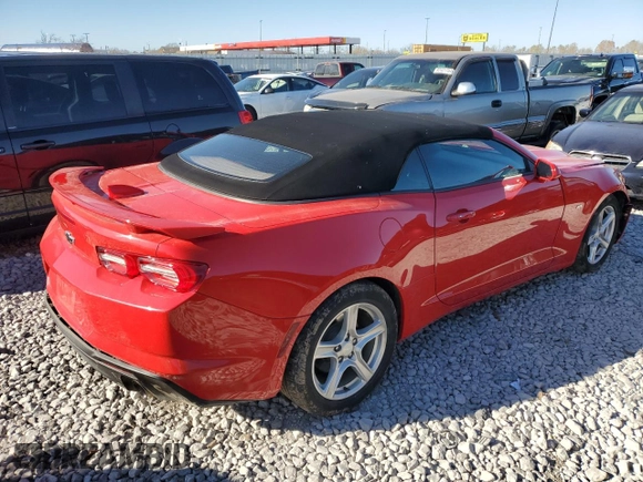 2020 Chevrolet Camaro 1LT with VIN 1G1FB3DX2L0101941, listed as a Copart auction lot 82221924 with 44,421 mi miles and Salvage Title. Bid and sale history available at carsss.com. Image 3.