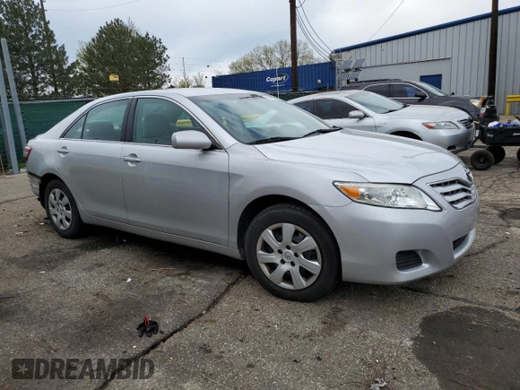2011 Toyota Camry LE with VIN 4T1BF3EK3BU136276, listed as a Copart auction lot 54449465 with 166,239 mi miles and Salvage Title. Bid and sale history available at DreamBid. Image 4.