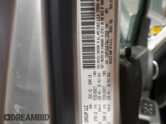 2010 Dodge Nitro SXT z VIN 1D4PU5GK7AW112562, wystawiony jako Copart lot #45113225 z przebiegiem 150 183 mil mil oraz Szkoda całkowita • Salvage title. Historia ofert i sprzedaży dostępna na DreamBid. Obrazek 13.