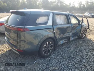 2024 Kia Carnival EX with VIN KNDNC5H34R6327472, listed as a Copart auction lot 58115104 with 17,456 mi miles and Salvage Title. Bid and sale history available at carsss.com. Image 3.