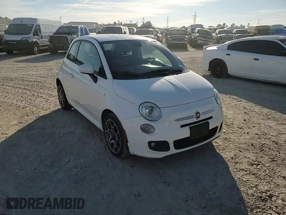 2014 FIAT 500 Sport with VIN 3C3CFFBR0ET223048, listed as a Copart auction lot 82674764 with 94,604 mi miles and Salvage Title. Bid and sale history available at carsss.com. Image 12.